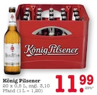 König Pilsener im Angebot bei E center in Oberursel König Pilsener Angebote von König Pilsener bei E center Oberursel für 11,99 €