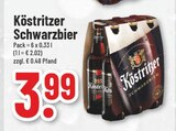 Schwarzbier Angebote von Köstritzer bei Trinkgut Hildesheim für 3,99 €