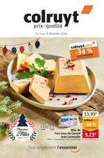 Catalogue Colruyt à Saint-Étienne, avec 24 pages Prospectus Colruyt à Saint-Étienne, "-34% de remise immédiate", 24 pages, 02/12/2020 - 13/12/2020