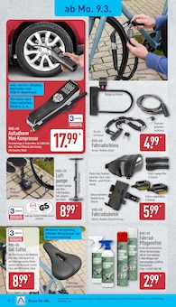 Fahrradpumpe Angebot im ALDI Nord Prospekt, gültig von 09.03.2026 bis 14.03.2026 Fahrradpumpe Angebot im aktuellen ALDI Nord Prospekt auf Seite 21