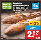 Rustikales Steinofenbaguette im Angebot bei Netto Marken-Discount in Schwäbisch Gmünd Rustikales Steinofenbaguette Angebote von Backstube bei Netto Marken-Discount Schwäbisch Gmünd für 2,22 €