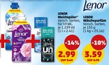 Weichspüler im Angebot bei Penny in Frechen Weichspüler Angebote von Lenor bei Penny Frechen für 2,99 €