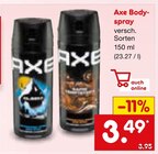 Body-spray im Angebot bei Netto Marken-Discount in Monheim Body-spray Angebote von Axe bei Netto Marken-Discount Monheim für 3,49 €