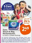 Wisch & Weg Küchentücher Angebote von Zewa bei tegut München für 2,49 €