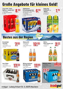 Bier im Trinkgut Prospekt "Neufahrns größter Getränkemarkt!" mit 4 Seiten (Freising)
