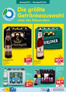 Bier im aktuellen Netto Marken-Discount Prospekt (Dresden) Bier im Netto Marken-Discount Prospekt "Aktuelle Angebote" mit 74 Seiten (Dresden)