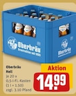 Aktuelle Bier Angebote bei REWE in Duisburg Aktuelles Hell Angebot bei REWE in Duisburg ab 14,99 €