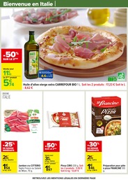 Prix et réduction Huile d'olive vierge dans le prospectus Carrefour en cours Offre Huile d'olive vierge dans le catalogue Carrefour du moment à la page 28