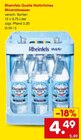 Aktuelles Natürliches Mineralwasser Angebot bei Netto Marken-Discount in Duisburg ab 4,49 €