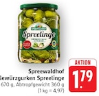 Gewürzgurken Spreelinge bei EDEKA im Prospekt "" für 1,79 €