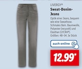 Sweat-Denim-Jeans Angebote von LIVERGY bei Lidl Falkensee für 12,99 €