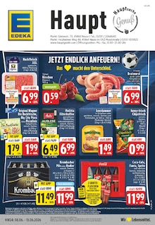 Getränke im aktuellen EDEKA Prospekt (Neuss) Getränke im EDEKA Prospekt "Aktuelle Angebote" mit 26 Seiten (Neuss)