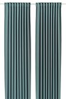 2 Gardinenschals (abdunk.) dunkelgrautürkis/mit Gardinenband 145x250 cm von MAJGULL im aktuellen IKEA Prospekt für 39,99 €