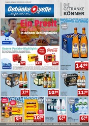 Cola im Getränke Quelle WVG Prospekt in Blankenburg Aktueller Getränke Quelle WVG Prospekt mit Cola, "...einfach mehr drin", Seite 1