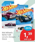 Serie 1:64 von Hot Wheels für 1,39 € bei budni im Angebot Serie 1:64 von Hot Wheels im aktuellen budni Prospekt