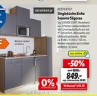 Singleküche Eiche Sonoma Sägerau Angebote von RESPEKTA bei Lidl Delmenhorst für 849,00 €