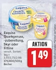 Quarkgenuss von Exquisa für 1,49 € bei EDEKA im Angebot Quarkgenuss von Exquisa im aktuellen EDEKA Prospekt