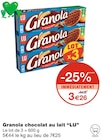 Granola chocolat au lait - LU en promo chez Monoprix Limoges à 3,26 €