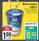 Joghurt Angebote von Weihenstephan bei EDEKA Löhne für 0,50 €