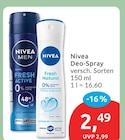 budni - Deo-Spray Angebot im Prospekt Deo-Spray bei budni im Prospekt "" für 2,49 €