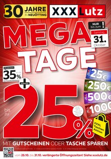 Aktueller XXXLutz Neuötting Prospekt XXXLutz Neuötting Prospekt "MEGA-TAGE" mit 4 Seiten