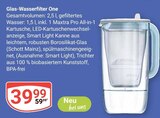 Glas-Wasserfilter One im Angebot bei GLOBUS in Oberursel Glas-Wasserfilter One Angebote bei GLOBUS Oberursel für 39,99 €