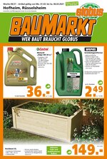 Globus-Baumarkt Prospekt für Wiesbaden mit 22 Seiten Globus-Baumarkt Prospekt für Wiesbaden: "WER BAUT BRAUCHT GLOBUS", 22 Seiten, 28.02.2021 - 06.03.2021