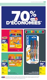 Prix et réduction Feutre dans le prospectus Carrefour Market en cours Offre Feutre dans le catalogue Carrefour Market du moment à la page 59