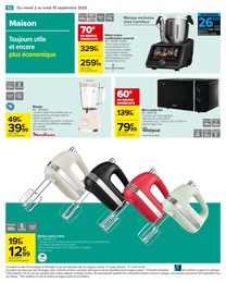 Prix et réduction Blender dans le prospectus Carrefour en cours Offre Blender dans le catalogue Carrefour du moment à la page 54