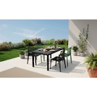 Table résine + Chaise Gruvyer - Carrefour à Narbonne Table résine + Chaise Gruvyer en promo chez Carrefour Narbonne à 163,96 €