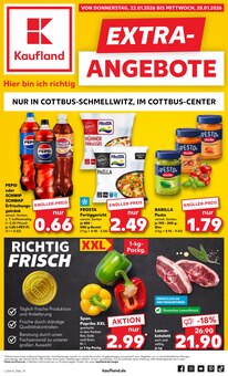 Frosta im Kaufland Prospekt "EXTRA-ANGEBOTE" mit 8 Seiten (Cottbus)