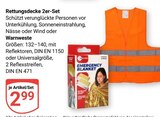 Rettungsdecke 2er-Set Angebote bei GLOBUS Rostock für 2,99 €