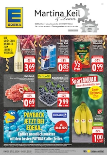 Aktueller EDEKA Prospekt "Aktuelle Angebote" Seite 1 von 24 Seiten für Willich