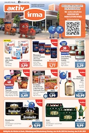 Aktueller aktiv & irma Supermarkt Prospekt in Ganderkesee und Umgebung, "Top Angebote" mit 16 Seiten, 16.06.2025 - 21.06.2025