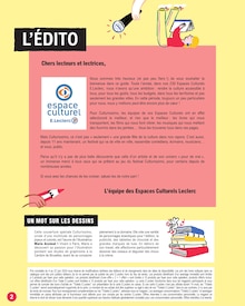 Prospectus E.Leclerc de la semaine "CULTURISSIMO" avec 2 pages, valide du 04/06/2024 au 22/06/2024 pour Les Gresillons et alentours