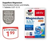 Magnesium im Angebot bei GLOBUS in Krefeld Magnesium Angebote von Doppelherz bei GLOBUS Krefeld für 1,99 €