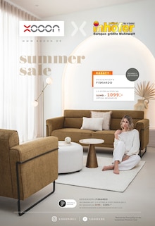 Aktueller Möbel Inhofer Prospekt "summer sale" Seite 1 von 8 Seiten für Senden