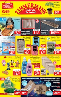 Waschmittel im Zimmermann Prospekt "Aktuelle Angebote" mit 14 Seiten (Bremerhaven)