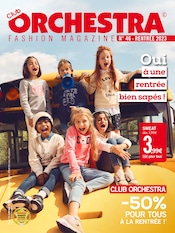 Catalogue Univers Enfant Orchestra en cours à Golbey et alentours, "Oui à une rentrée bien sapés !", 20 pages, 14/08/2023 - 25/09/2023