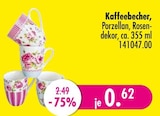 Kaffeebecher Angebote bei SB Möbel Boss Dresden für 0,62 €