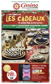 Smartphone Angebote im Prospekt "IL ÉTAIT UNE FOIS LES CADEAUX ET LEURS TRÈS BONS PLANS !" von Casino Supermarchés auf Seite 1
