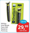 One Blade Face 360 Rasierer im Angebot bei budni in Buchholz One Blade Face 360 Rasierer Angebote von Philips bei budni Buchholz für 29,99 €
