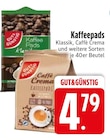 Kaffeepads im EDEKA Prospekt Kaffeepads von GUT&GÜNSTIG im aktuellen EDEKA Prospekt für 4,79 €