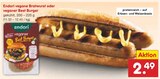Aktuelle Bratwurst Angebote bei Netto Marken-Discount in Wiesbaden Aktuelles Endori vegane Bratwurst oder veganer Best Burger Angebot bei Netto Marken-Discount in Wiesbaden ab 2,49 €