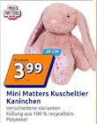Kuscheltier Kaninchen im Action Prospekt Kuscheltier Kaninchen von Mini Matters im aktuellen Action Prospekt für 3,99 €