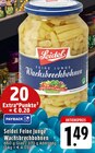 EDEKA Eschweiler - Feine junge Wachsbrechbohnen Angebot im Prospekt Feine junge Wachsbrechbohnen bei EDEKA im Eschweiler Prospekt für 1,49 €
