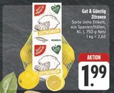 E center Chemnitz - Zitronen Angebot im Prospekt Zitronen bei E center im Chemnitz Prospekt für 1,99 €