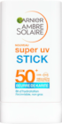 AMBRE SOLAIRE STICK SUPER UV GARNIER - AMBRE SOLAIRE dans le catalogue Auchan Hypermarché