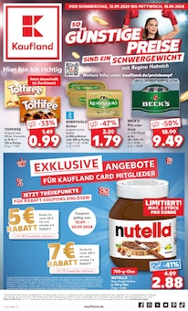 Nutella im Kaufland Prospekt "Aktuelle Angebote" mit 44 Seiten (Freital)