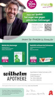 mea - meine apotheke Prospekt der KW 45 "Unsere November-Angebote" Aktueller mea - meine apotheke Prospekt "Unsere November-Angebote" Seite 1 von 4 Seiten